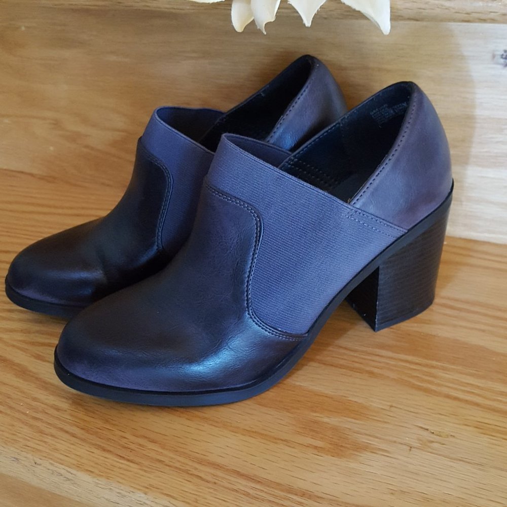 Secret Celebrity Fireside Blue Slip-On Bootie  9